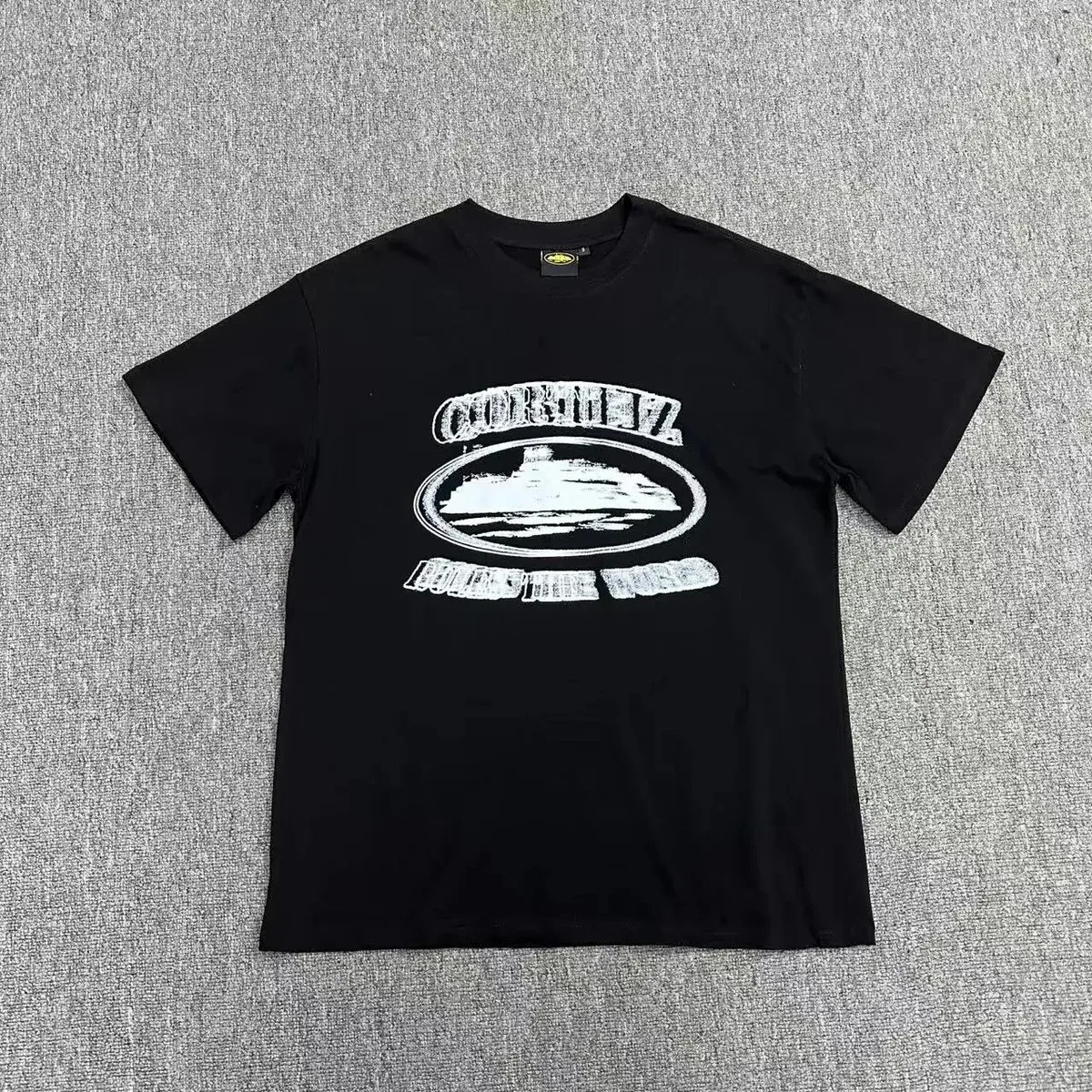 Corteiz Corteiz Bold the World Black T-Shirt Black - 1