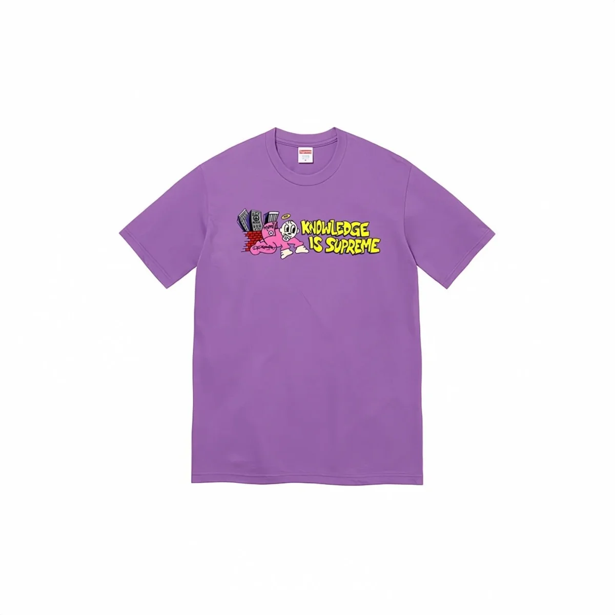 Supreme Supreme Knowledge is Supreme Purple T-Shirt Purple - 1