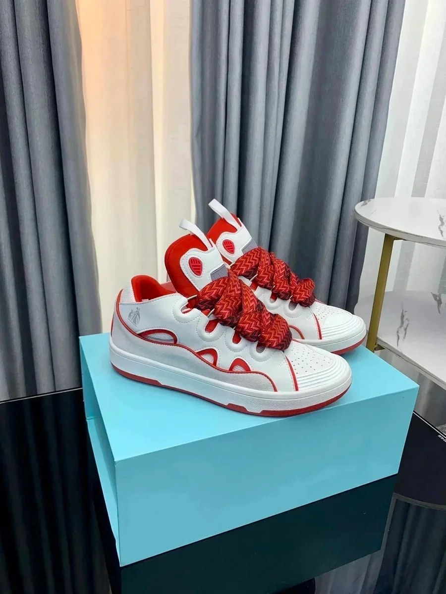 Other Unisex TH081260169 White & Red Sneakers White - 1