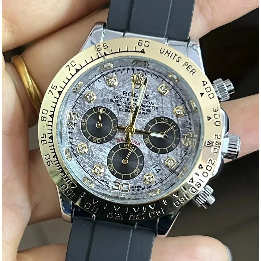 Rolex Rolex Daytona 116500LN Meteorite Dial Watch Silver - 1