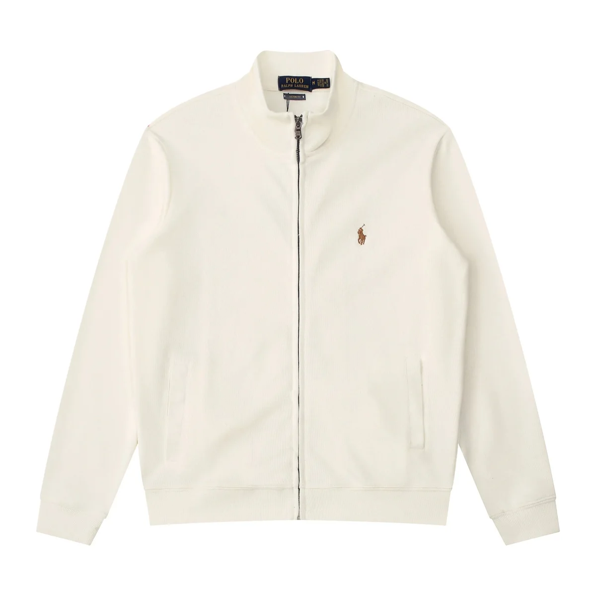 Polo Ralph Lauren Polo Ralph Lauren Classic Logo White Full-Zip Jacket White - 1