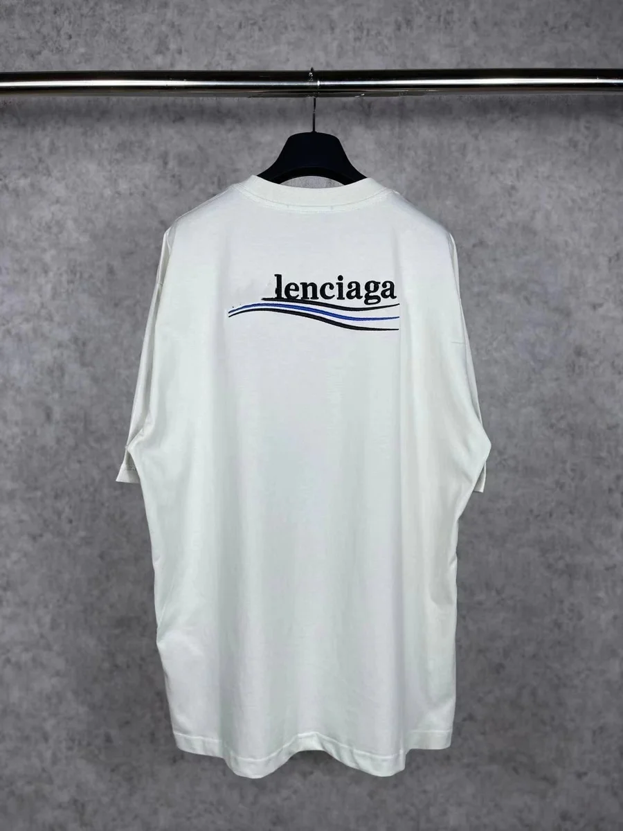 Balenciaga Balenciaga Lenciaga White Oversized T-Shirt White - 1