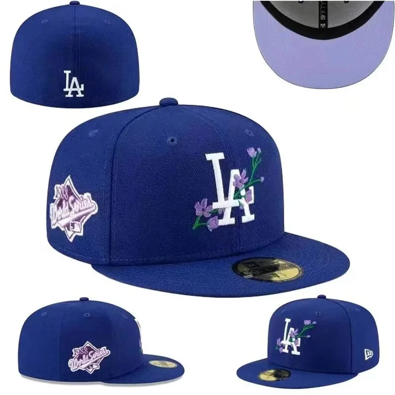 New Era New Era 59FIFTY Dodgers Blue Baseball Cap Blue - 1