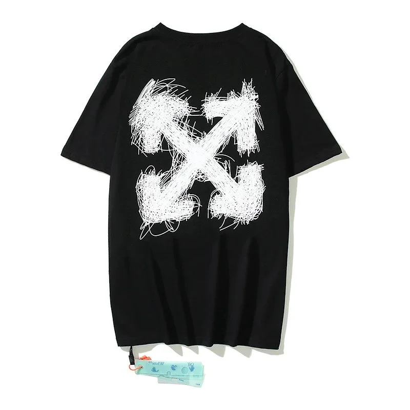 Off-White Off-White Diagonal Black T-Shirt Black - 1