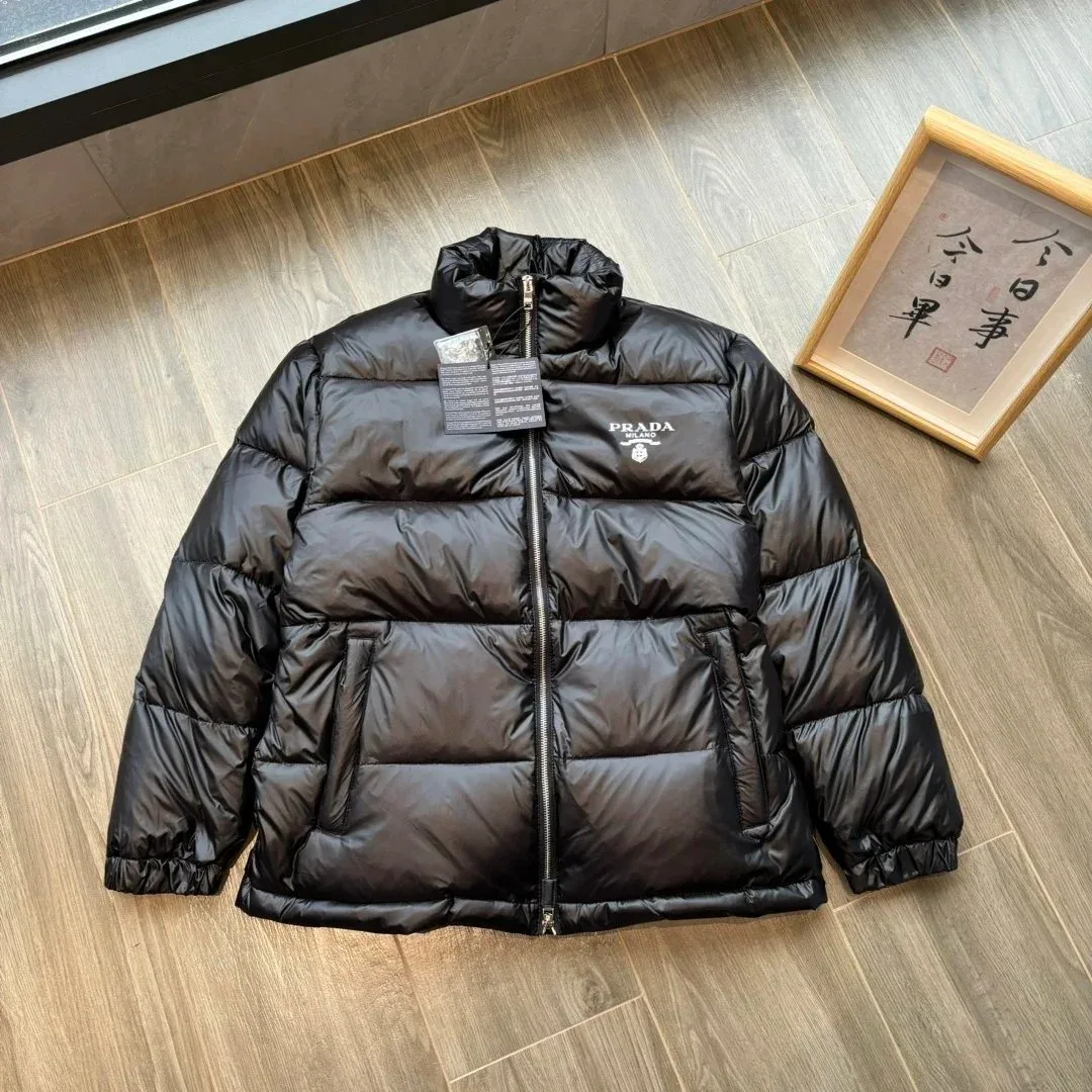 Prada Prada Nylon Black Puffer Jacket Black
