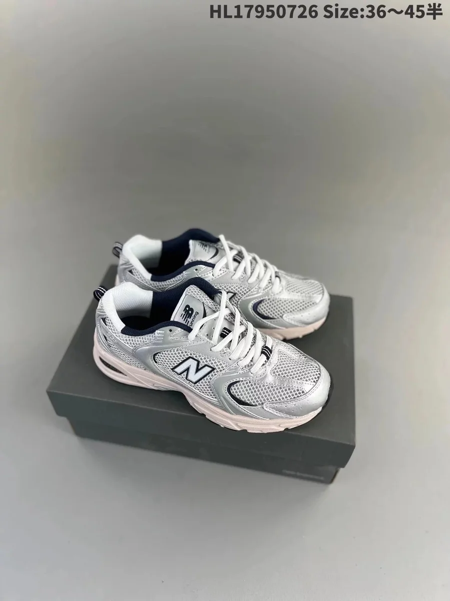 New Balance New Balance 574 ML574 Silver/Blue Sneakers Silver - 1