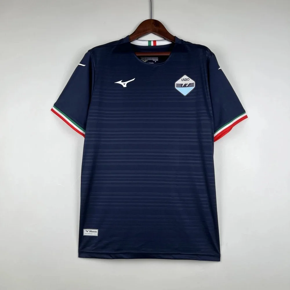 Mizuno Mizuno Lazio Soccer Jersey Navy Navy - 1
