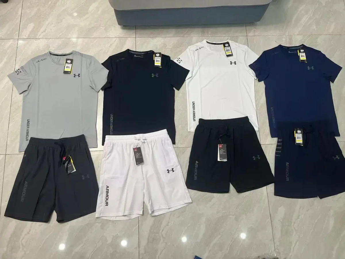 Under Armour Under Armour UA-Spec T-Shirt & Shorts Set Grey Grey