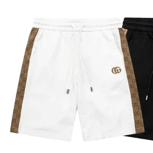Gucci Gucci GG Supreme White/Beige Shorts White