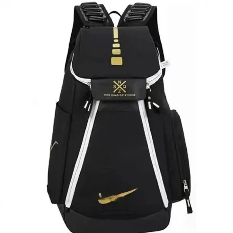 Nike Nike Air Jordan James Cushion Black Gold Backpack Black - 1