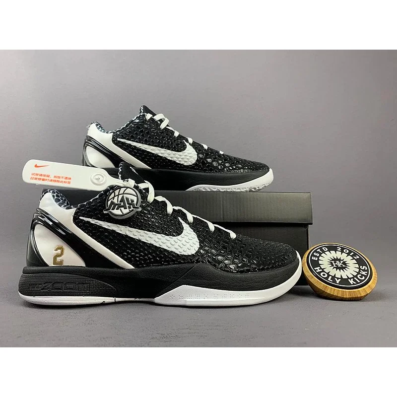 Nike Nike Air Zoom Kobe 6 Black/White Sneakers Black - 1
