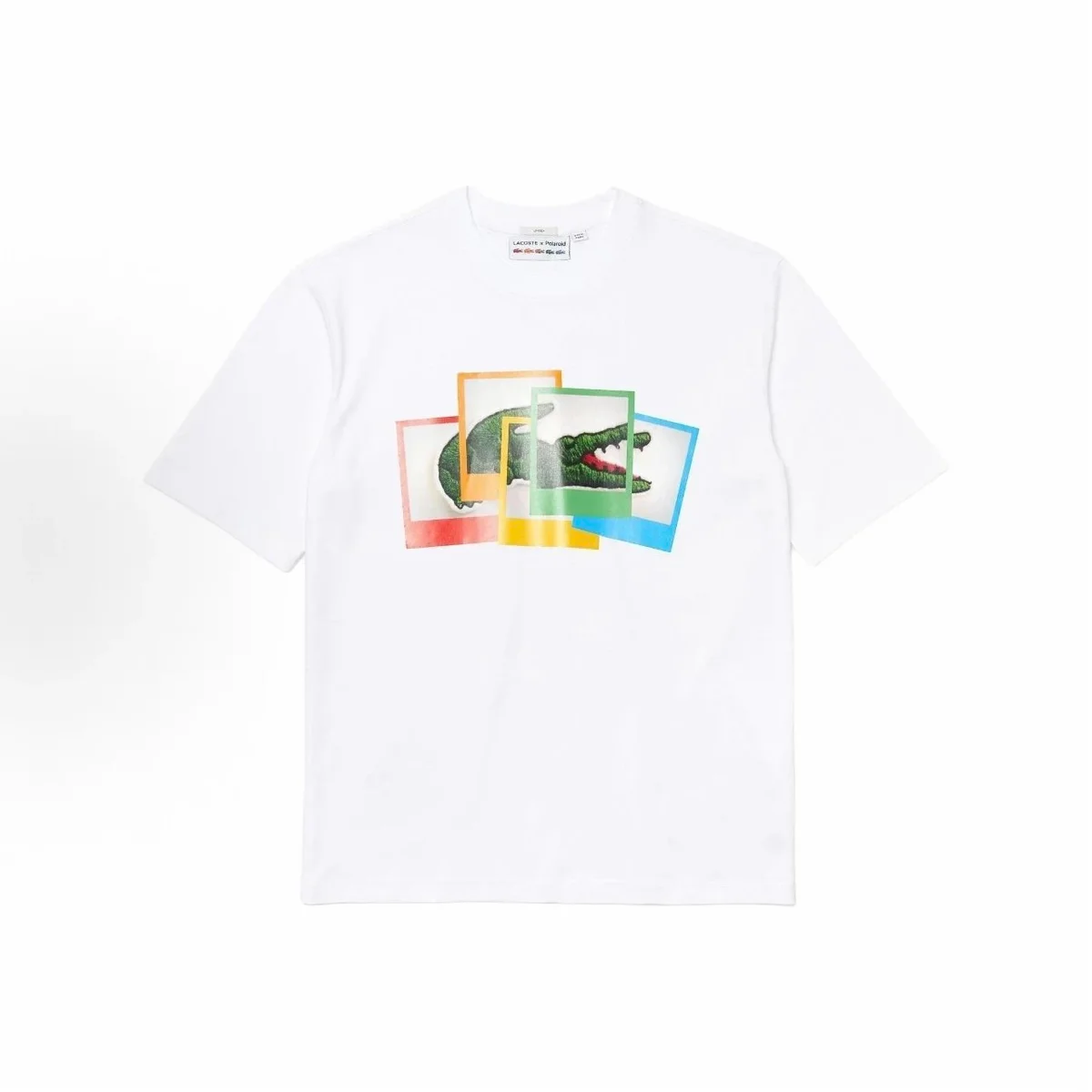 Lacoste Lacoste Polar Croc T-Shirt White T-Shirts White - 1