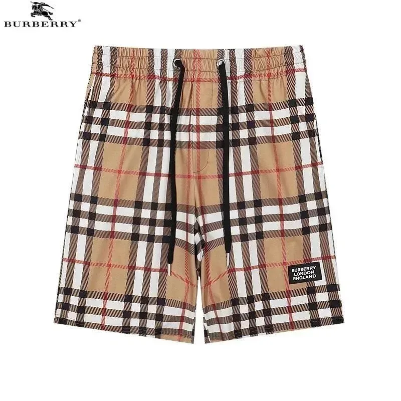 Burberry Burberry Vintage Check Beige Plaid Shorts Beige