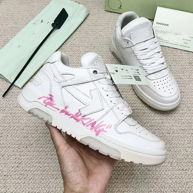 Off-White Off-White OW100 Shooter White Pink Sneakers White - 1