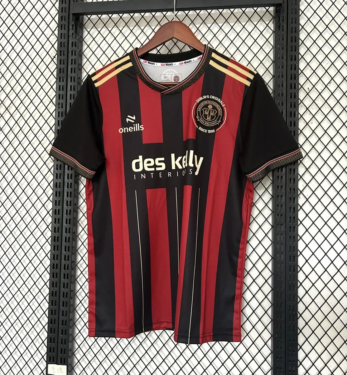 O'Neill O'Neills Black & Red Striped Football Jersey Black - 1