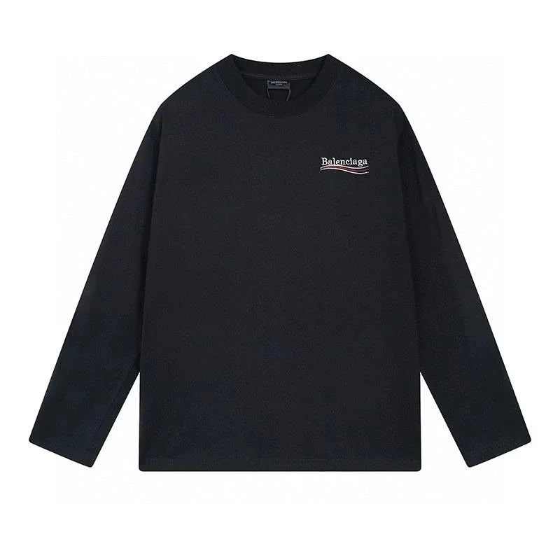 Balenciaga Balenciaga Black Logo T-Shirt Black - 1