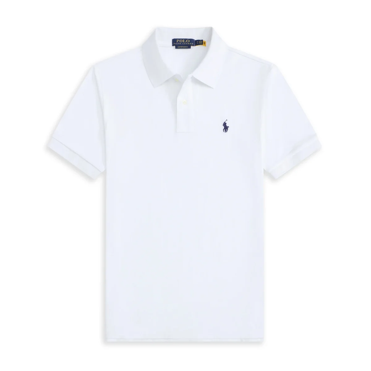 Polo Ralph Lauren Polo Ralph Lauren Classic Logo White/Navy Blue Polo Shirt White - 1