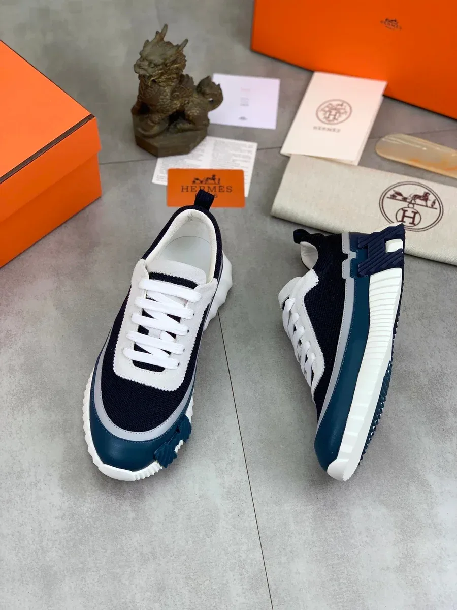 Hermès Hermès Runner Navy/White Sneakers Navy