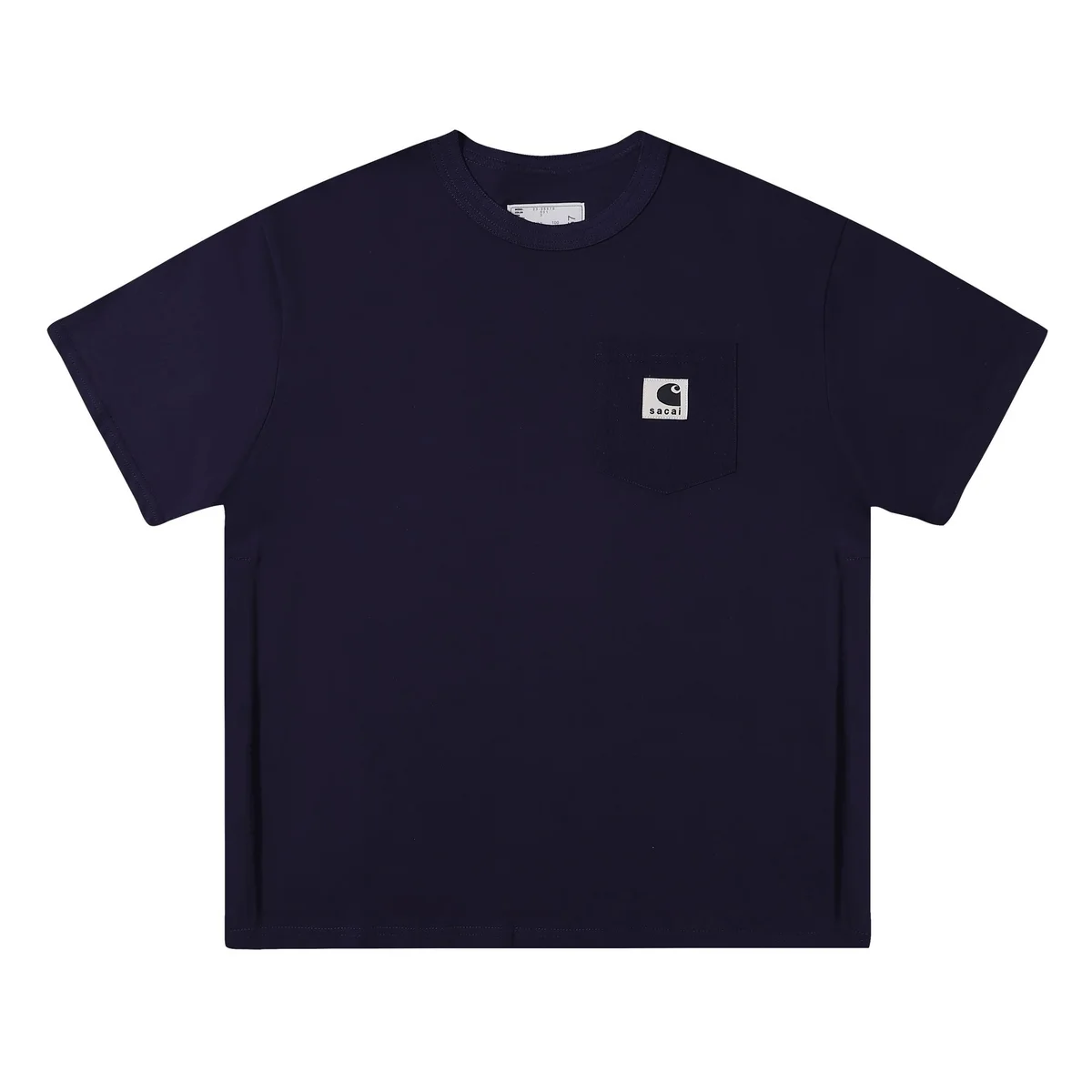 Sacai Sacai Pocket T-Shirt 40藏青色 T-Shirts Navy - 1