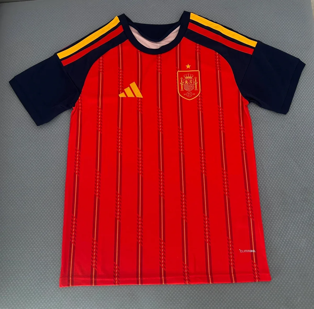 Adidas Adidas Spain Home Jersey Red/Blue T-Shirt Red - 1
