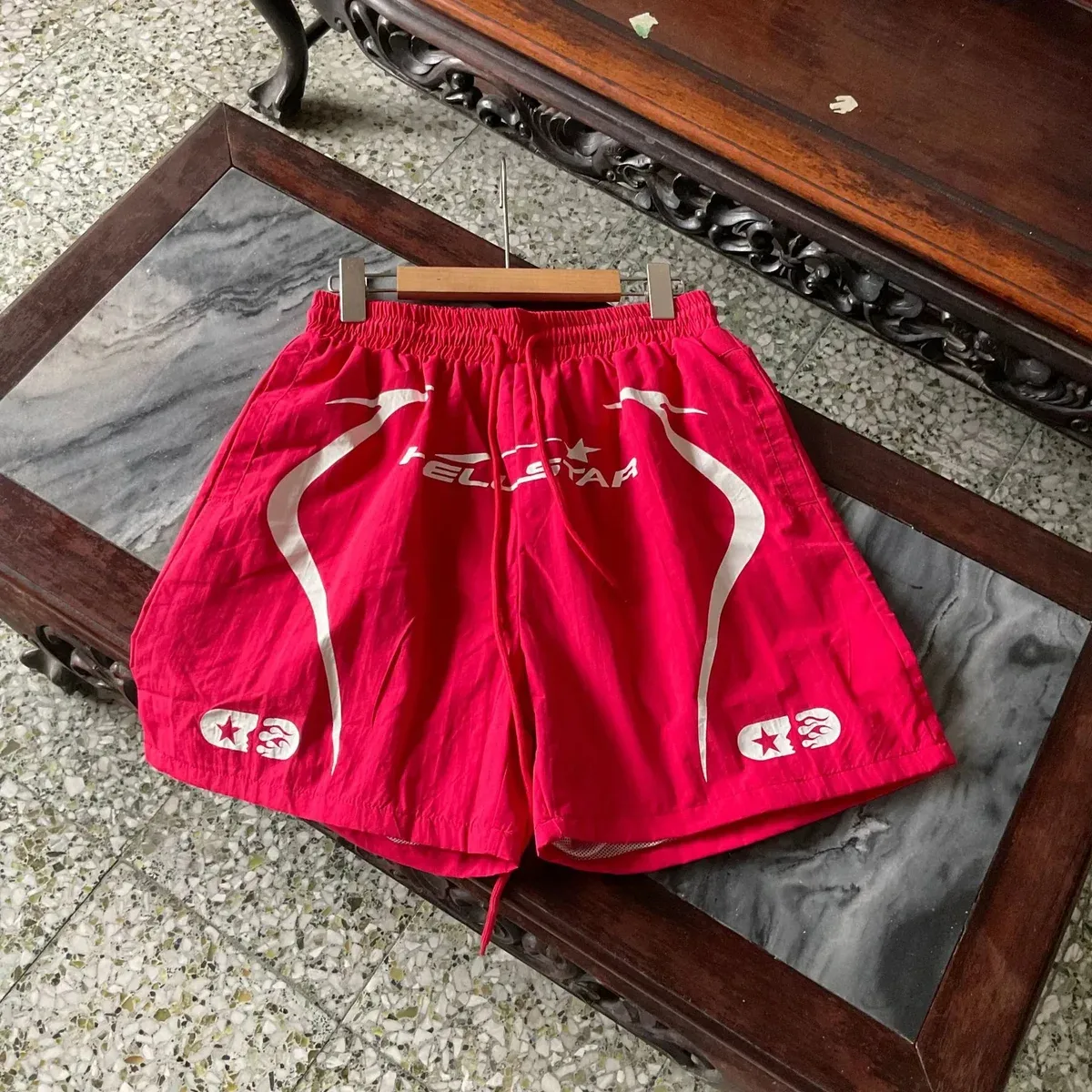 Hellstar Hellstar Studios Red/White Shorts Red