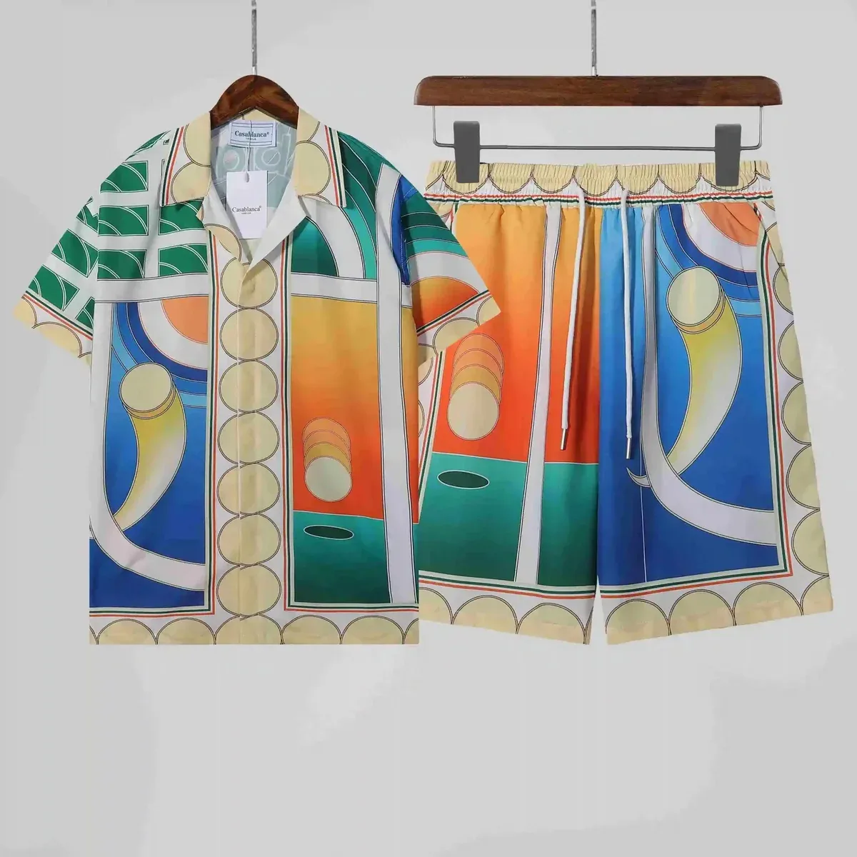 Casablanca Casablanca Colorful Print Shorts Set Multicolor - 1