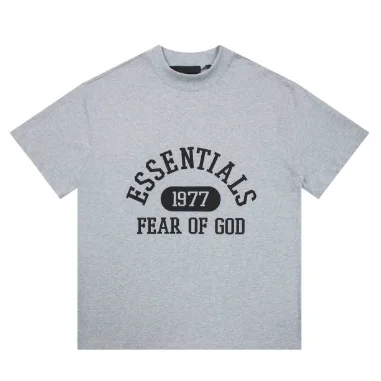 Fear of God Fear of God Essentials 1977 Grey T-Shirt Grey - 1