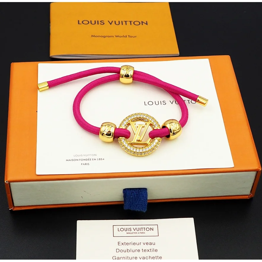 Louis Vuitton Louis Vuitton Monogram Pink Bracelet Pink