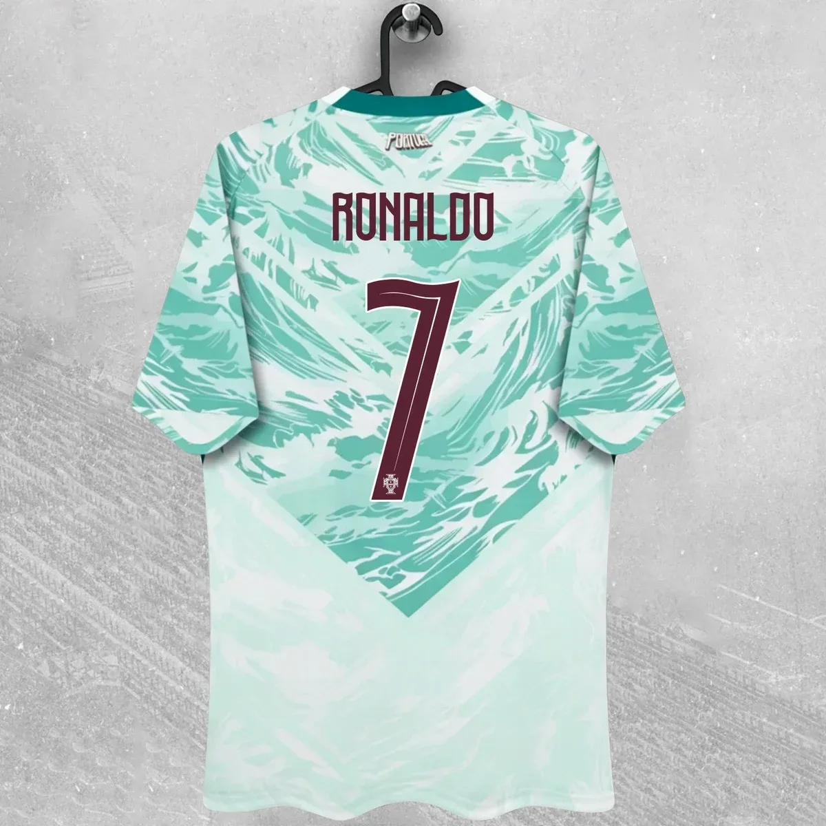 Nike Nike Air Force 1 Ronaldo 7 2026 Portugal Away Jersey Blue - 1