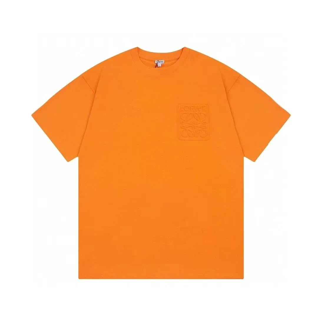 Loewe Loewe Orange Anagram T-Shirt Orange - 1