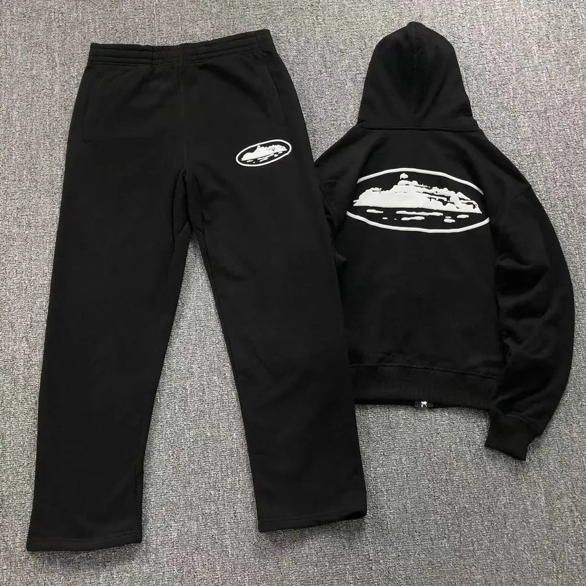 Other Black/White Printed Tracksuit Set Black