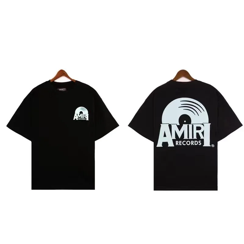 Amiri Amiri AMIRI RECORDS Black T-Shirt Black - 1