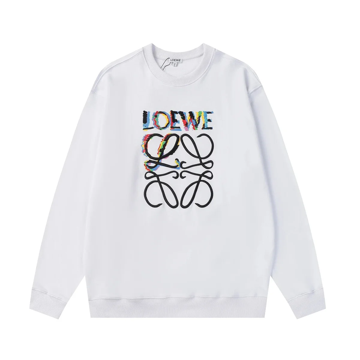 Loewe Loewe Anagram White Sweatshirt White
