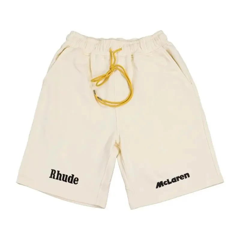 Rhude Rhude Apricot Drawstring Shorts Beige - 1
