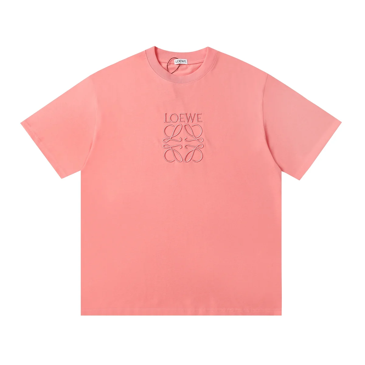 Loewe Loewe Anagram Coral Pink T-Shirt Pink