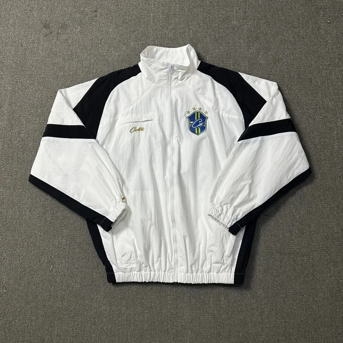 Other White Black Panel Track Jacket White - 1