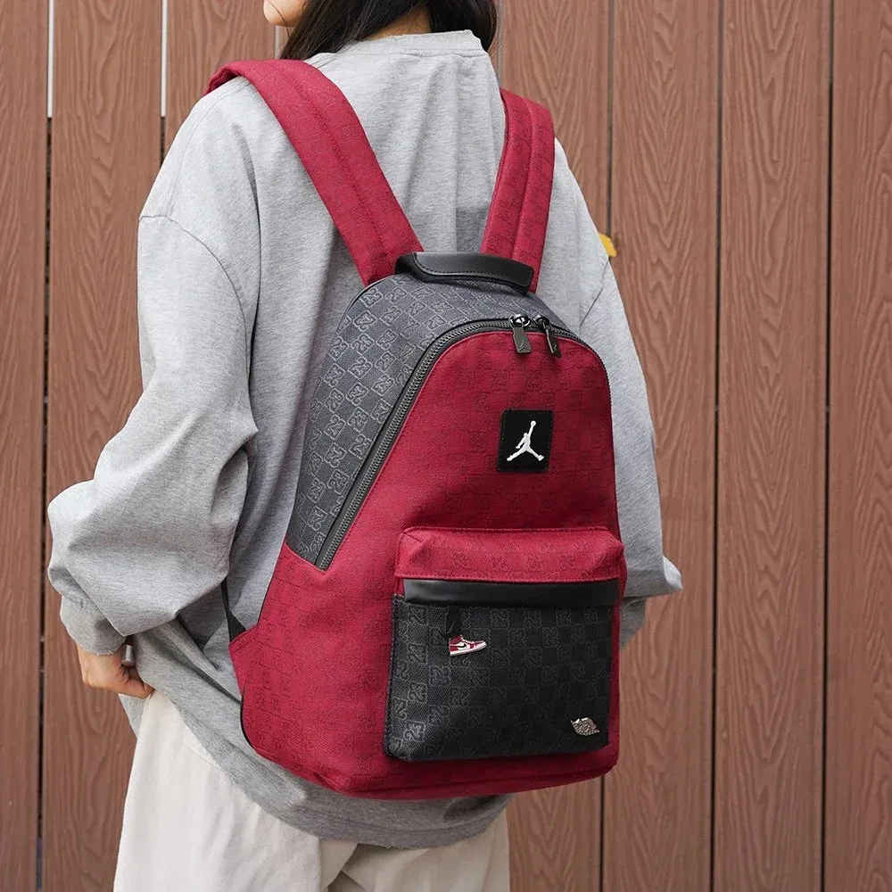 Jordan Jordan Black Red Large Backpack Red