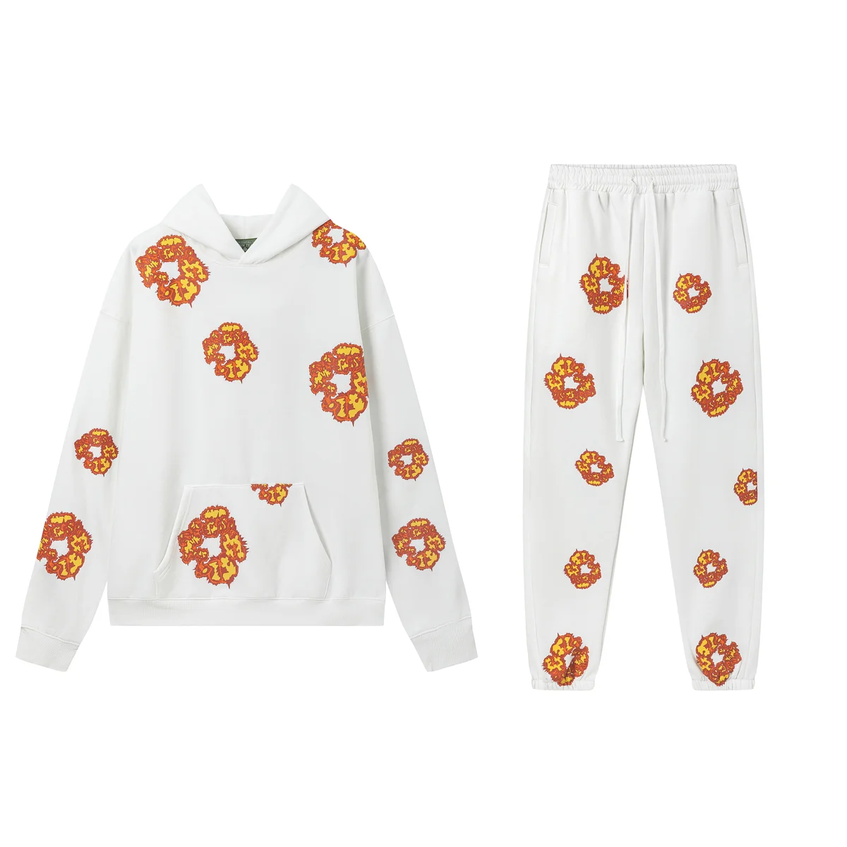 Other White Flame Co-ord Set White - 1