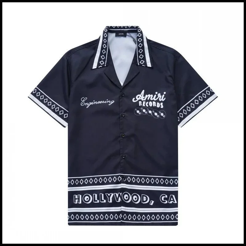 Amiri Amiri Hollywood, CA Engineering Shirt Navy Navy - 1