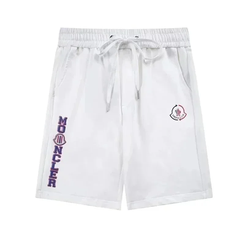 Moncler Moncler White Logo Shorts White