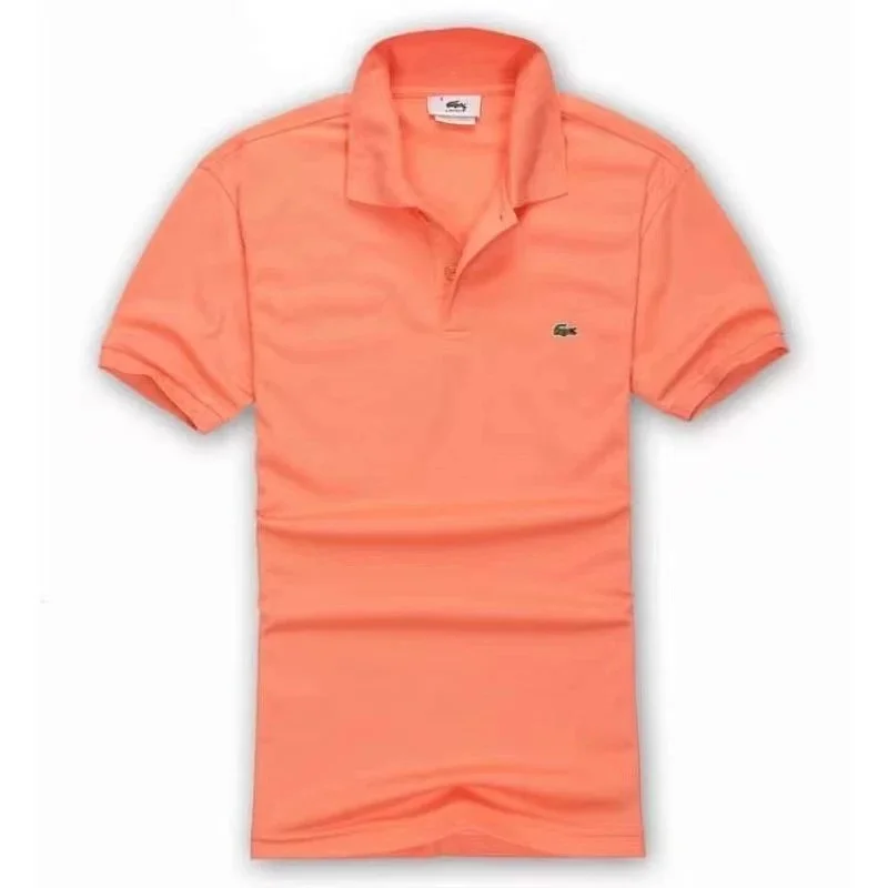 Lacoste Lacoste Orange Crocodile Polo Shirt Orange - 1