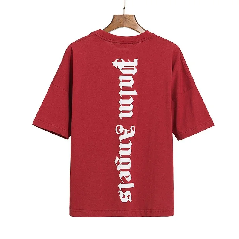 Palm Angels Palm Angels Red 'Palm Angels' T-Shirt Red - 1