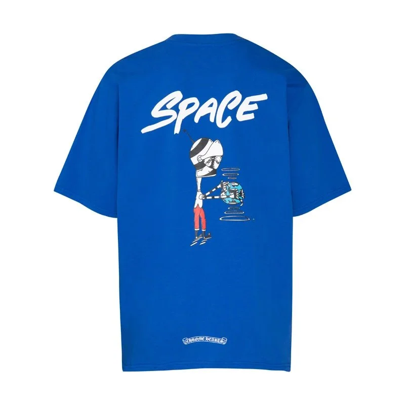 Chrome Hearts Chrome Hearts Space Graphic T-Shirt Blue Blue - 1