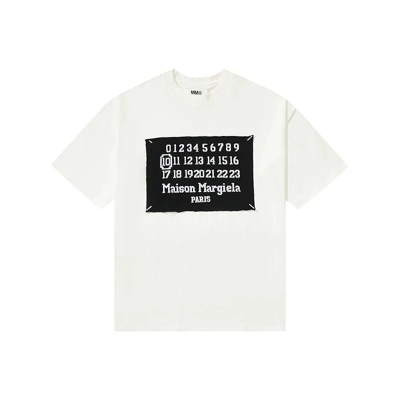 MM6 Maison Margiela MM6 Maison Margiela Replica White/Black T-Shirt White