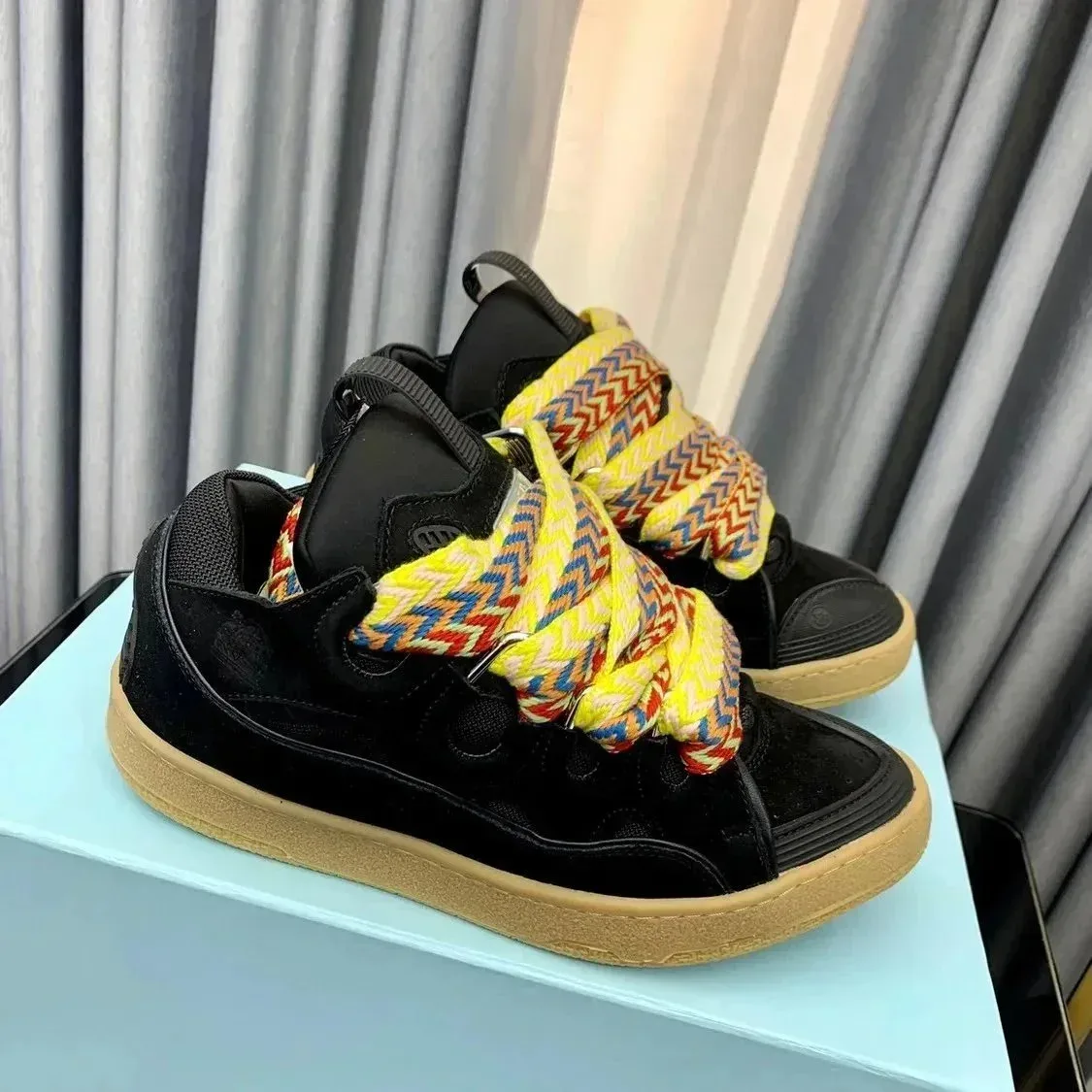 MM6 Maison Margiela MM6 Maison Margiela Zigzag Yellow/Red/Blue Sneakers Black