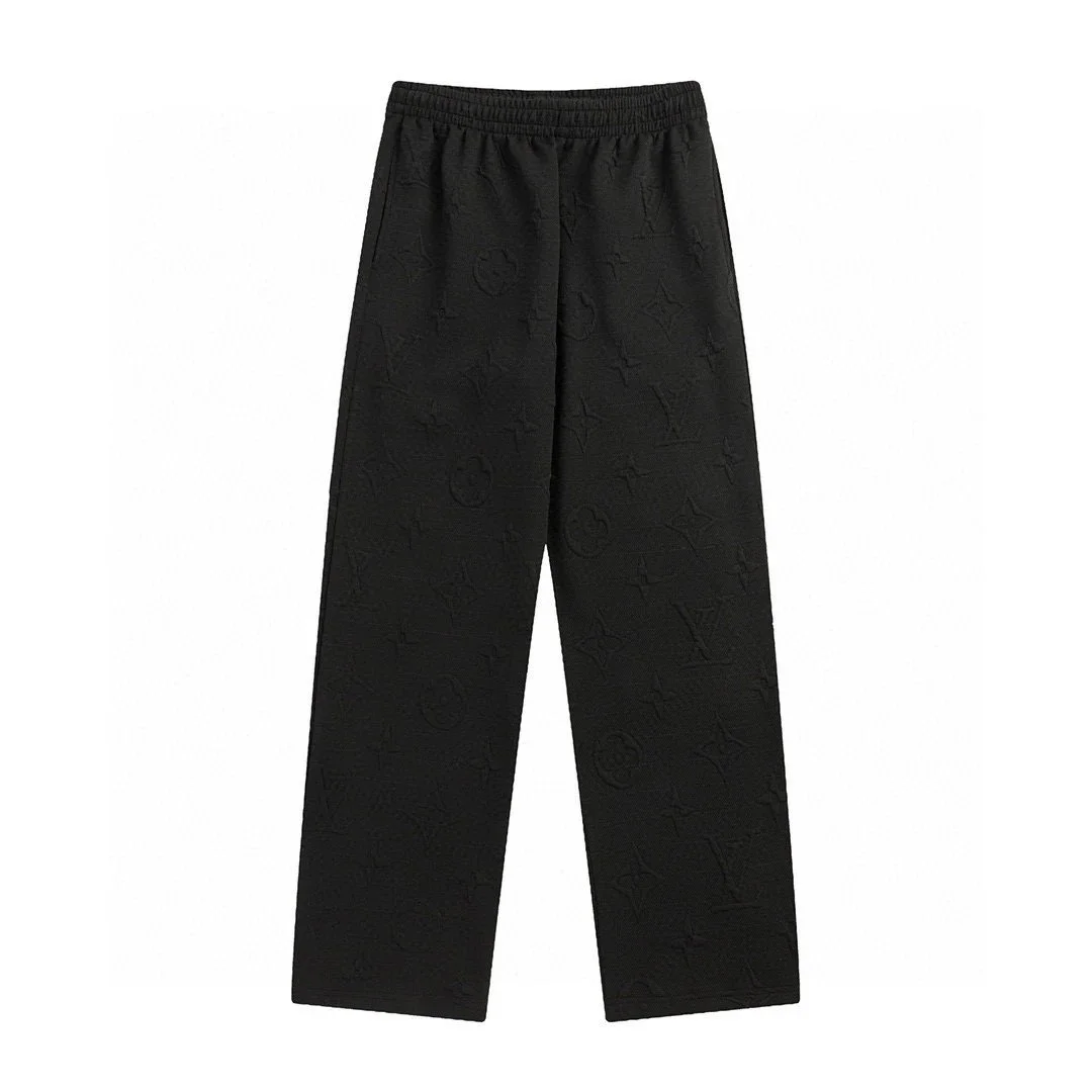 Louis Vuitton Louis Vuitton Tabi Embossed Monogram Pants Black Black