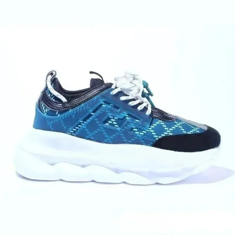 Fendi Fendi FF Monogram Blue/Black/White Sneakers Blue
