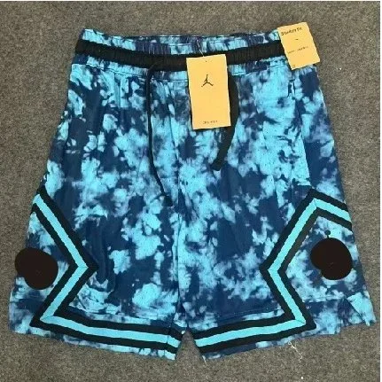 Jordan Jordan Blue Tie-Dye Shorts Blue