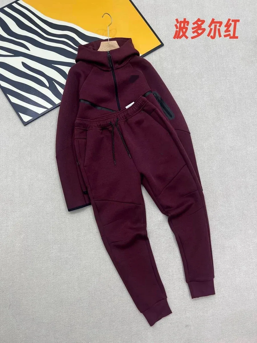 Other Wine Red Tracksuit Set Red - 1
