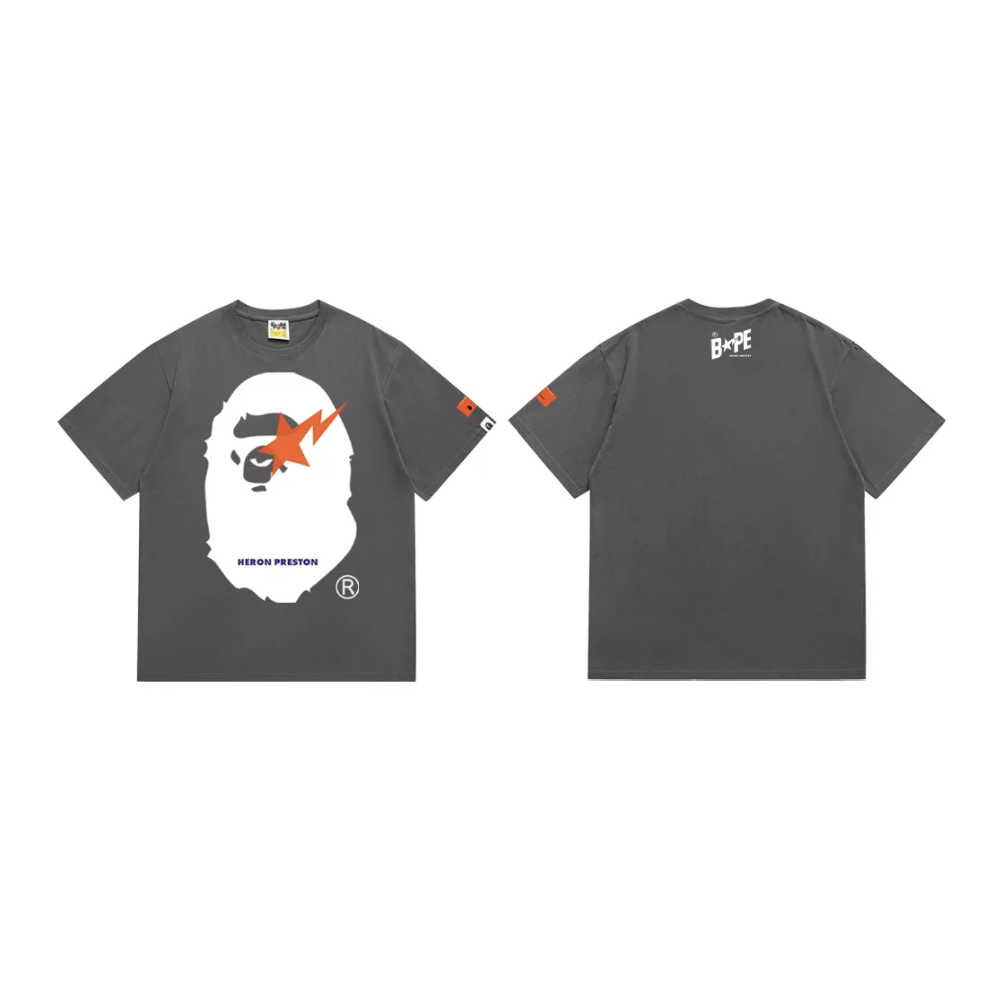 A Bathing Ape A Bathing Ape BAPE STA 200 Grey T-Shirt Grey - 1